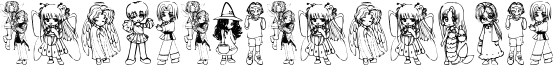 Image preview of font halloween2001
