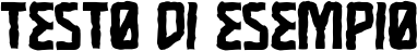Image preview of font Headtraffic