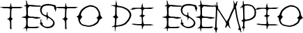 Image preview of font HeavenGate