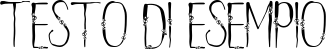 Image preview of font Hello gost