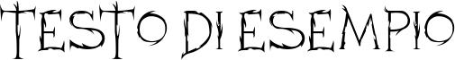 Image preview of font Horroh