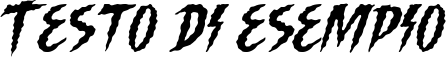 Image preview of font Killing Harmonic
