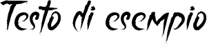 Image preview of font Kruger Regular