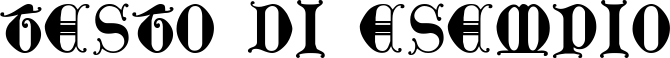 Image preview of font Lubeck