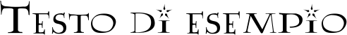 Image preview of font Lumos