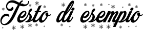 Image preview of font Merry Christmas Star
