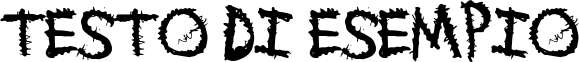 Image preview of font MetalWitch