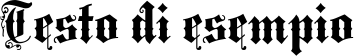 Image preview of font MiddleSaxonyText