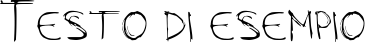 Image preview of font MODAZ