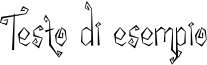 Image preview of font My Witcher