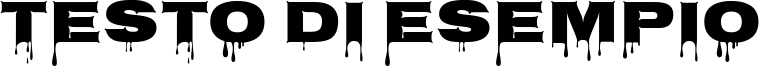 Image preview of font Nosifer