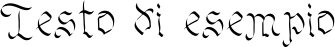Image preview of font OhMyGoth