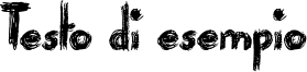 Image preview of font Paranoid Freak