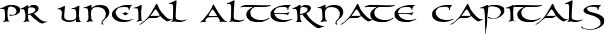 PR Uncial Alternate Capitals