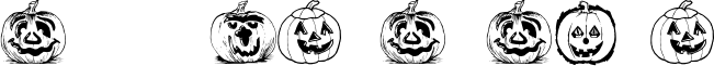 Image preview of font Punkins