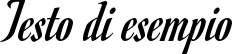 Image preview of font Romanesco
