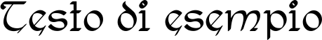 Image preview of font Rostock Kaligraph