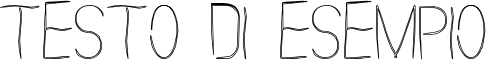Image preview of font Scarythin St