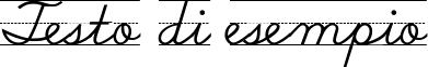 Image preview of font School Script Dashed
