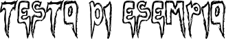 Image preview of font SILENT
