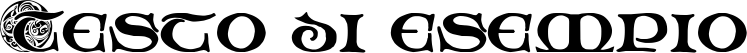 Image preview of font Spiral Initials