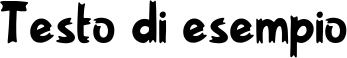 Image preview of font SPOOKY BLUEST