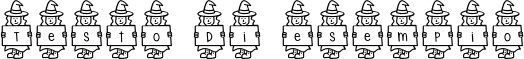 Image preview of font Spooky*Witch*Letters
