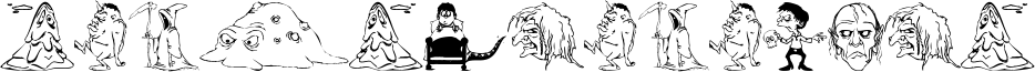 Image preview of font StrangersInTheNightTwo