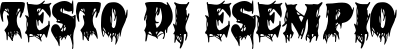 Image preview of font Trash Ghostly DEMO