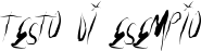 Image preview of font UniversalFreaky