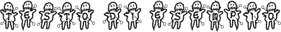 Image preview of font VoodooDolls
