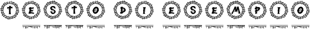 Image preview of font Webi Halloween Monogram