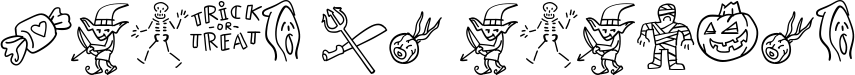 Image preview of font Weenies