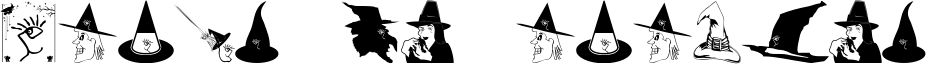 Image preview of font WitchesStuff
