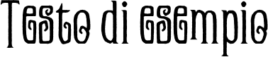 Image preview of font Zukones Distor Rough